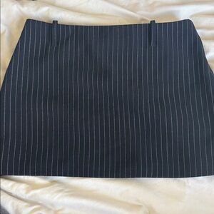 Tiger Mist Black Pinstripe Pencil Skirt